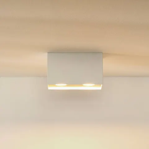 Bodi Modern Surface Mounted Ceiling Spotlight - 2xGU10 - White – image 2