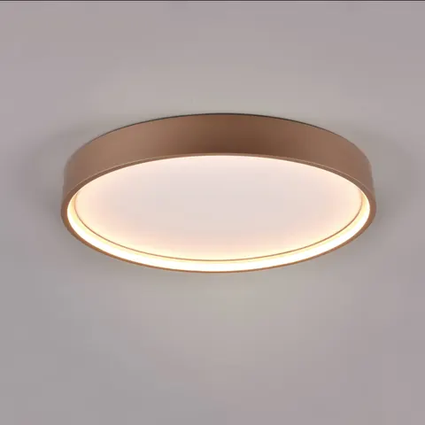 Trio Lighting Doha LED ceiling light, CCT, coffee – Coffee, white – image 2