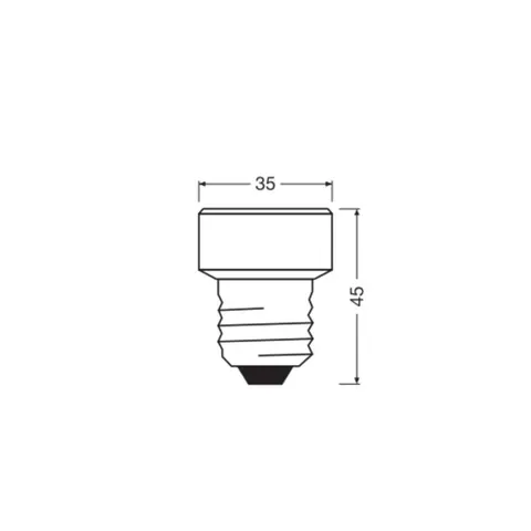 OSRAM LED Star Flat E27 3.5W 2,700K 3-step dimmable interchangeable ring – image 2
