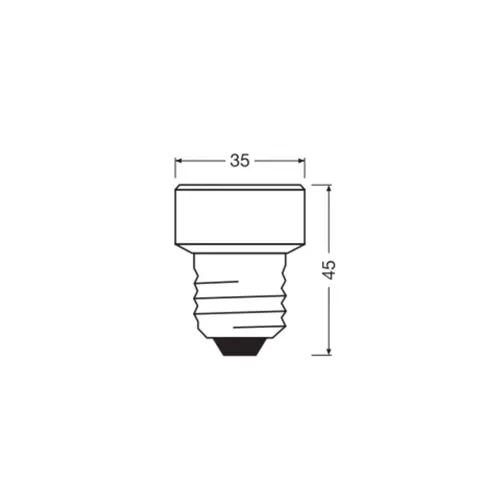 OSRAM LED bulb Star Flat E27 3.5W 4,000K interchangeable ring – image 2
