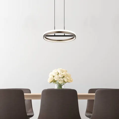 Della Pendant Ceiling Light Matt Black LED 3000-6000K – image 2