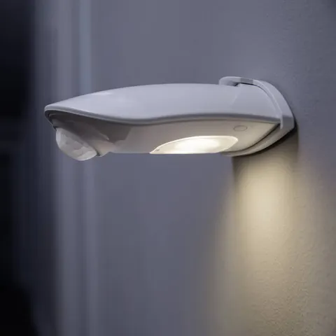 OSRAM LED outdoor wall lamp DOORLED DOWN silver Sensor Battery – image 2