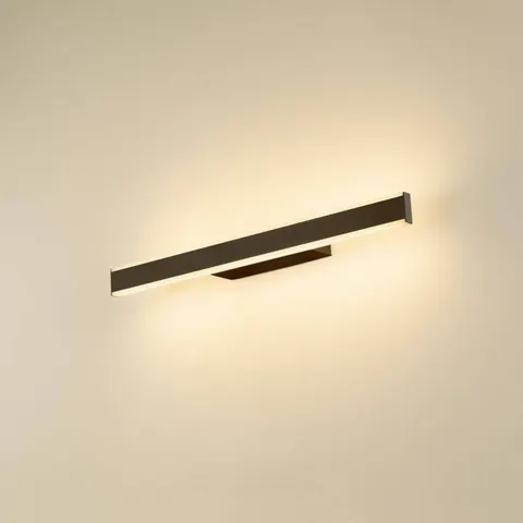SLV LED bathroom wall light One Linear, 52 cm, black, CCT – image 2