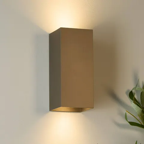 London Square Up and Down Wall Light Brown – image 3