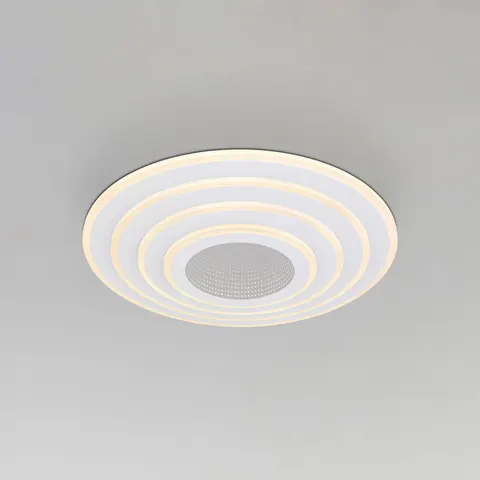 Globo Jocelyn Smart LED Ceiling Light, White, CCT, Remote Control – white, grey – image 2