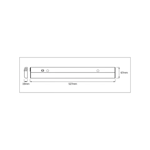 OSRAM LED under-cabinet light LINEAR FLAT, 3,000 K silver – image 2