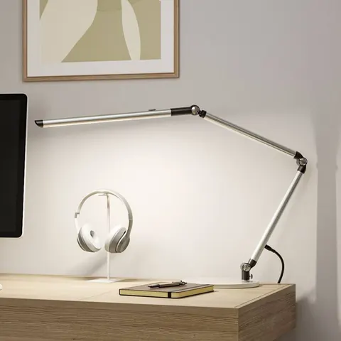 Paulmann FlexBar LED desk lamp, silver, 36 cm, CCT dimmable. – image 2