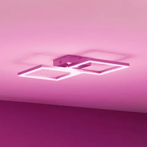 Müller Licht tint LED ceiling light Cano, RGB, CCT, silver – image 2