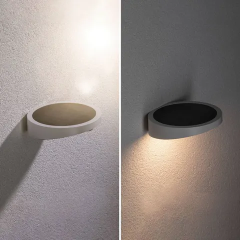 Paulmann Ryse LED solar outdoor wall light white – image 3
