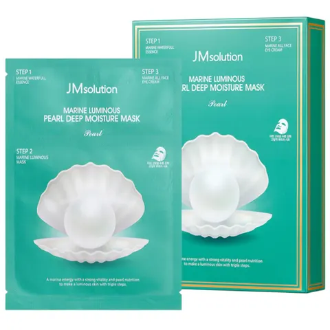 JMsolution - Marine Luminous Pearl Moisture Mask Plus - 10pc – image 2