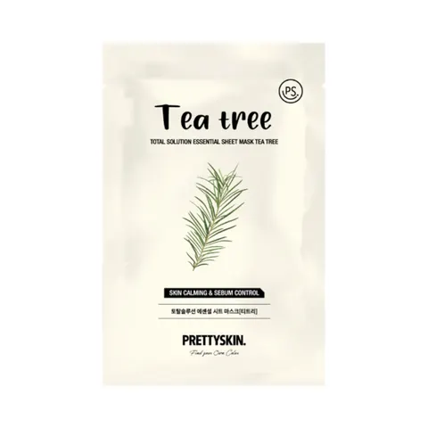 PRETTYSKIN - Total Solution Essential Sheet Mask - 1pièce - Tea Tree – image 2