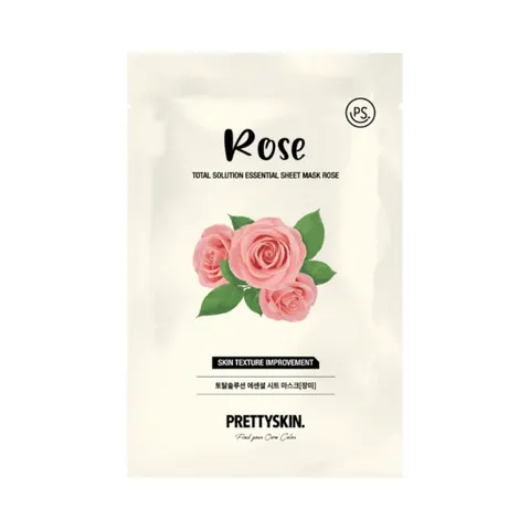 PRETTYSKIN - Total Solution Essential Sheet Mask - 1pièce - Rose – image 2