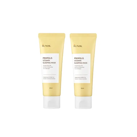 IUNIK - Propolis Vitamin Sleeping Mask - 60ml (2ea) Set – image 2