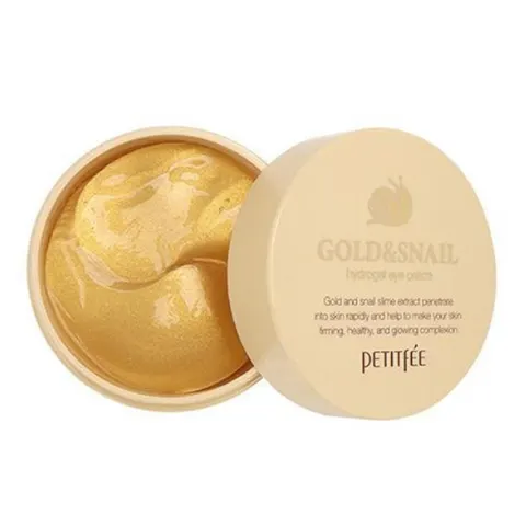 PETITFEE - Gold & Snail Hydrogel Eye Patch - 60pcs – No Color – image 2