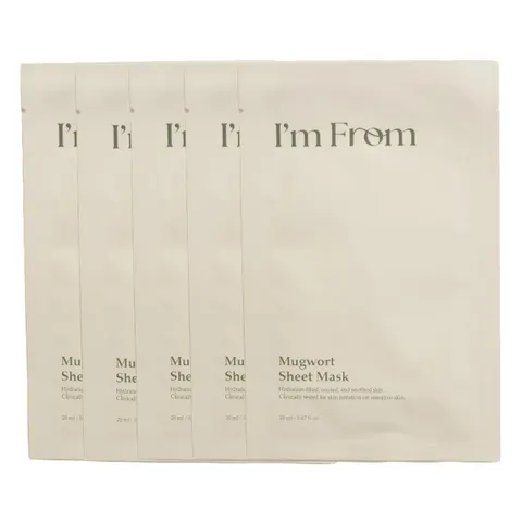 I'm From - Mugwort Sheet Mask - 5pcs – No Color – image 2