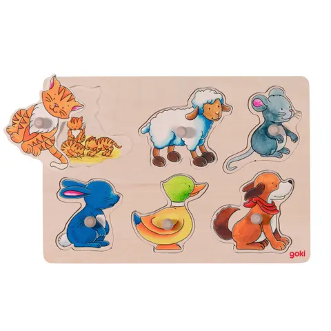 Goki Bildpuzzle Mutter & Kind – mehrfarbig – Bild 2