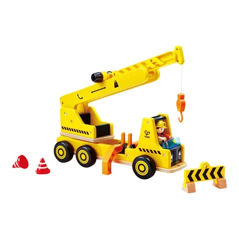 Hape Kran- & Baustellenset – gelb – Bild 2