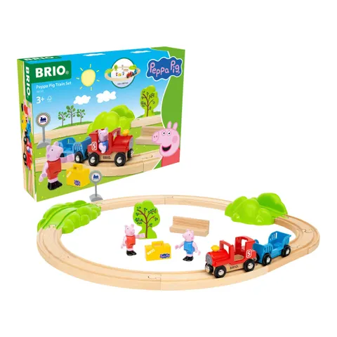 Eisenbahn-Set Peppa Wutz – mehrfarbig – Bild 2