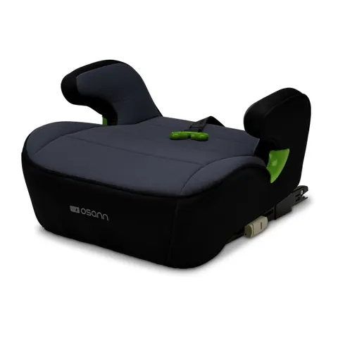 Sitzerhöhung Junior Isofix mit Gurtfix – schwarz – Bild 2