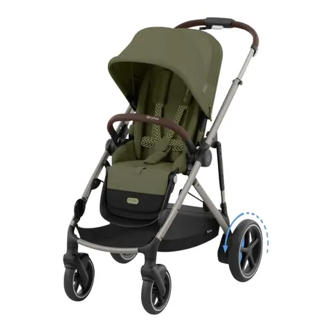 Kinderwagen e-Gazelle – gruen – Bild 2