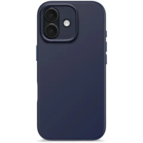 Decoded AntiMicrobial iPhone 17 Silikon Case mit MagSafe, Dunkelblau – Bild 2