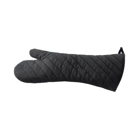 FACKELMANN® Langer Ofenhandschuh – schwarz – Bild 2
