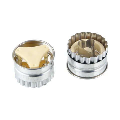Spitzbuben-Ausstecher "Edelstahl", 4 Teile – silber – Bild 2