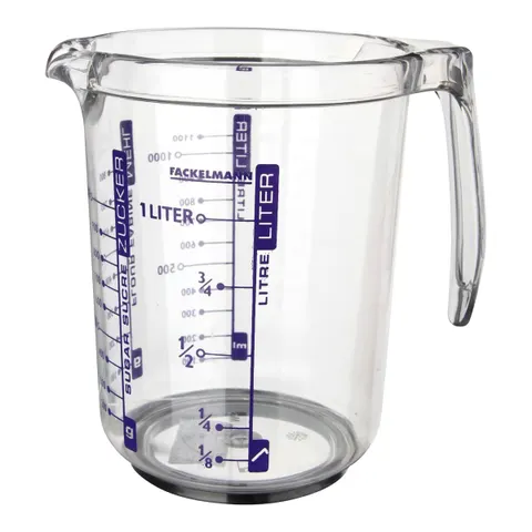 Patisserie Profi-Messbecher, 1 l – transparent – Bild 2