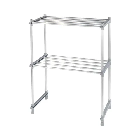 Mikrowellenregal – silber – Bild 2
