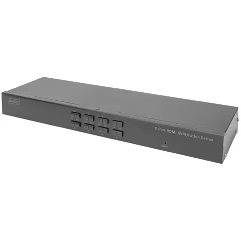 DIGITUS 19, HDMI KVM Switch Single View, 8-Port – Bild 3