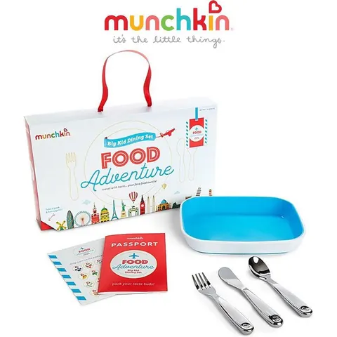 Munchkin Voedsel Avontuur Eetset - Blauw – afbeelding 3