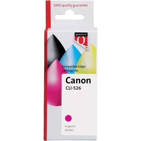 Inktcartridge Quantore Canon CLI-526 rood | 1 stuk – afbeelding 2