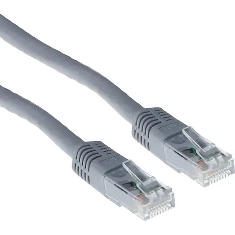 Kabel ACT U/UTP CAT6 patchkabel RJ45 Grijs 0.5 meter – afbeelding 2