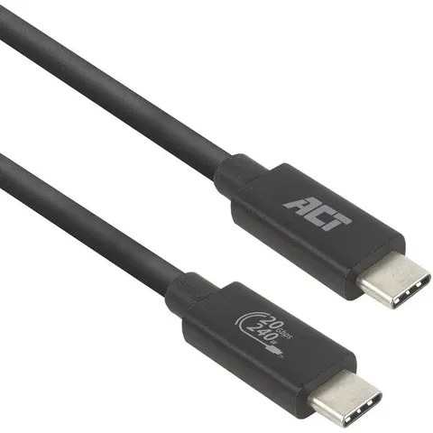 Kabel ACT USB-C 4.0 20Gbps Thunderbolt 3 2m – afbeelding 2