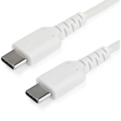 StarTech USB-C kabel - USB 2.0 - TB3 compatible - 2 meter - Wit – afbeelding 2