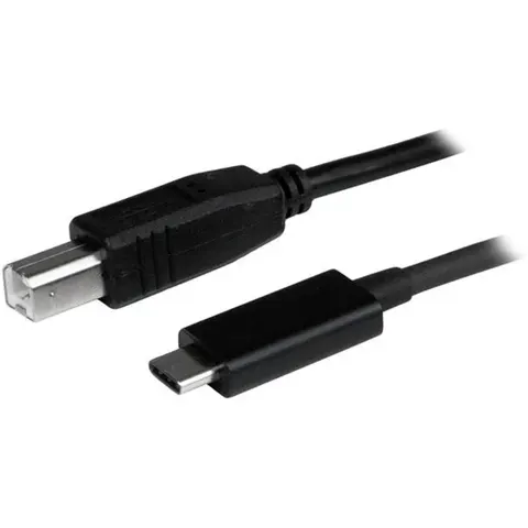 USB-C naar USB-B kabel 1m USB 2.0 – afbeelding 2