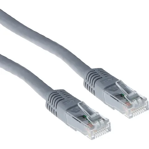 Kabel ACT U/UTP CAT6 patchkabel RJ45 Grijs 10 meter – afbeelding 2