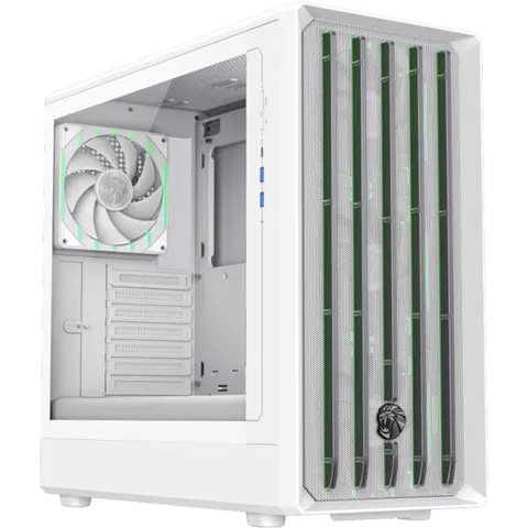 GameMax CLAW 460 WH Midi Tower Wit – afbeelding 2