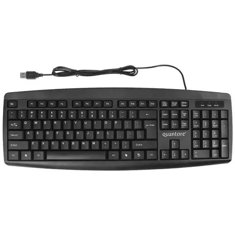 Toetsenbord Quantore QWERTY zwart – afbeelding 2