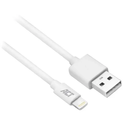 Kabel ACT USB 2.0 naar Lightning laad -en data 1 meter – afbeelding 2
