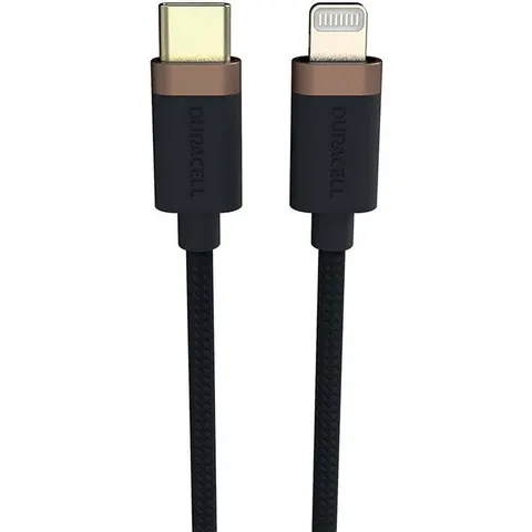 Duracell USB9012A Lightning-kabel Zwart – afbeelding 2