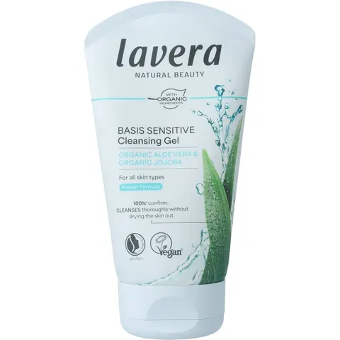 Lavera Basis Sensitive cleansing gel 125 Milliliter – afbeelding 2
