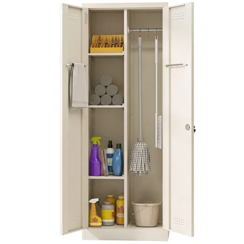 HOMCOM Tool Chest-Stahl-Cremeweiß – afbeelding 2