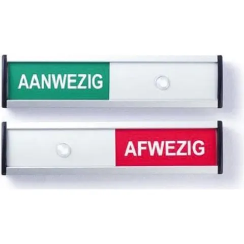 Infobord aanwezig/afwezig 125x30mm – afbeelding 2