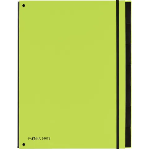 Sorteermap Pagna Trend A4 7 tabs appelgroen – afbeelding 2