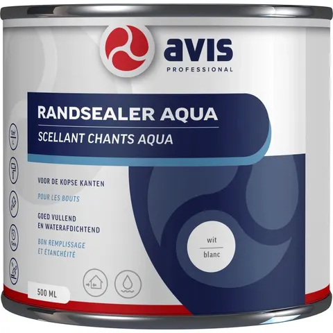 Avis Randsealer Aqua 500ml Wit – afbeelding 2