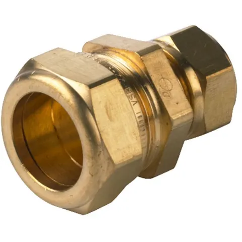 VSH messing knel koppeling verloop 15x22mm – afbeelding 2