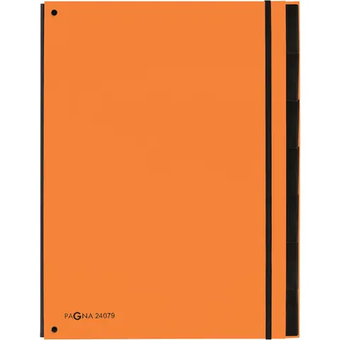 Sorteermap Pagna Trend A4 7 tabs oranje – afbeelding 2