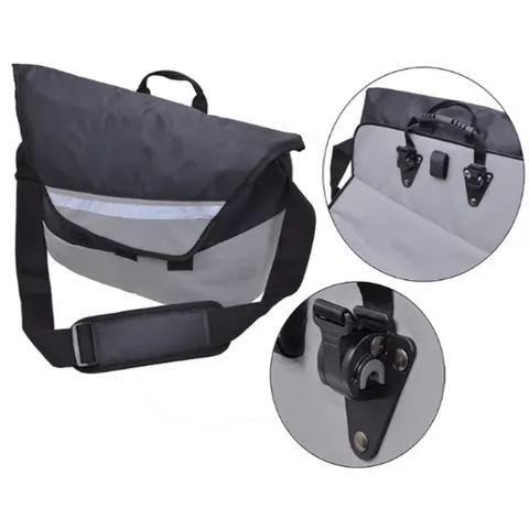 Bagagedragertas Business Side Grey – afbeelding 2