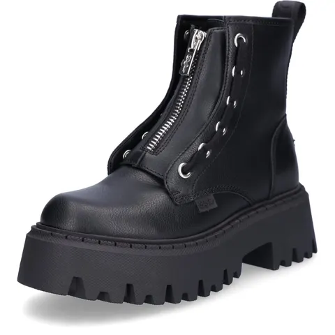 Buffalo dameslaars Aspen Front Zip zwart – afbeelding 2